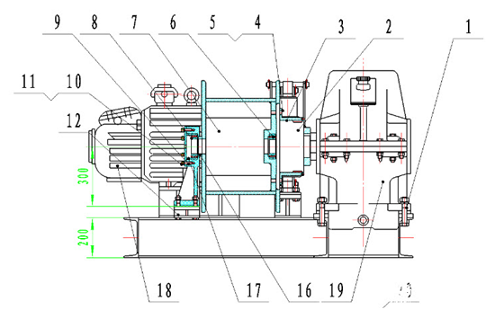 Schema elettrico verricello t max