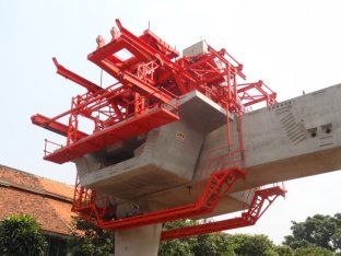 Sistemi di sollevamento ISO9001 di segmento del pneumatico dell'attrezzatura per l'edilizia dal ponte
